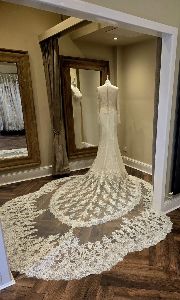 Newly renovated interior with over 200 dresses to choose from.