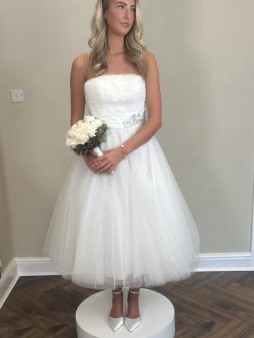 Pure Bridal By Romantica Tea Length Dress