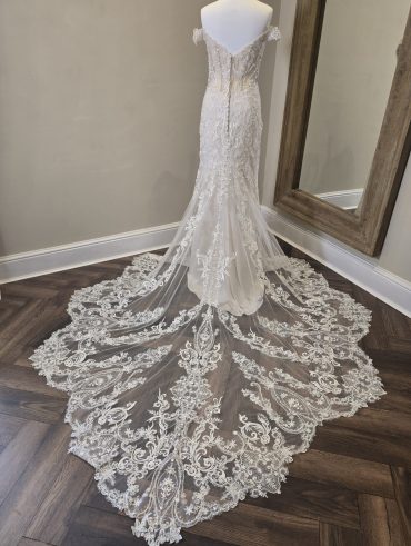 Allure Couture wedding dress C685 rear