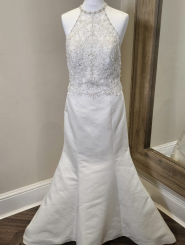 Mori Lee Halter Neck Wedding Dress