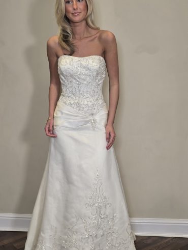 Mori Lee Strapless Wedding Dress